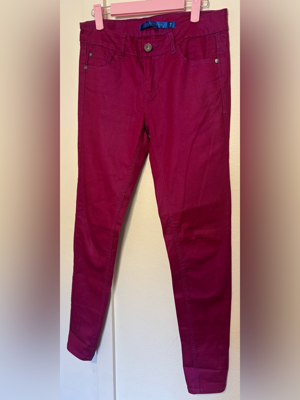 Women's Skinny Pants in Fuchsia - Brand: Sapphire Ink